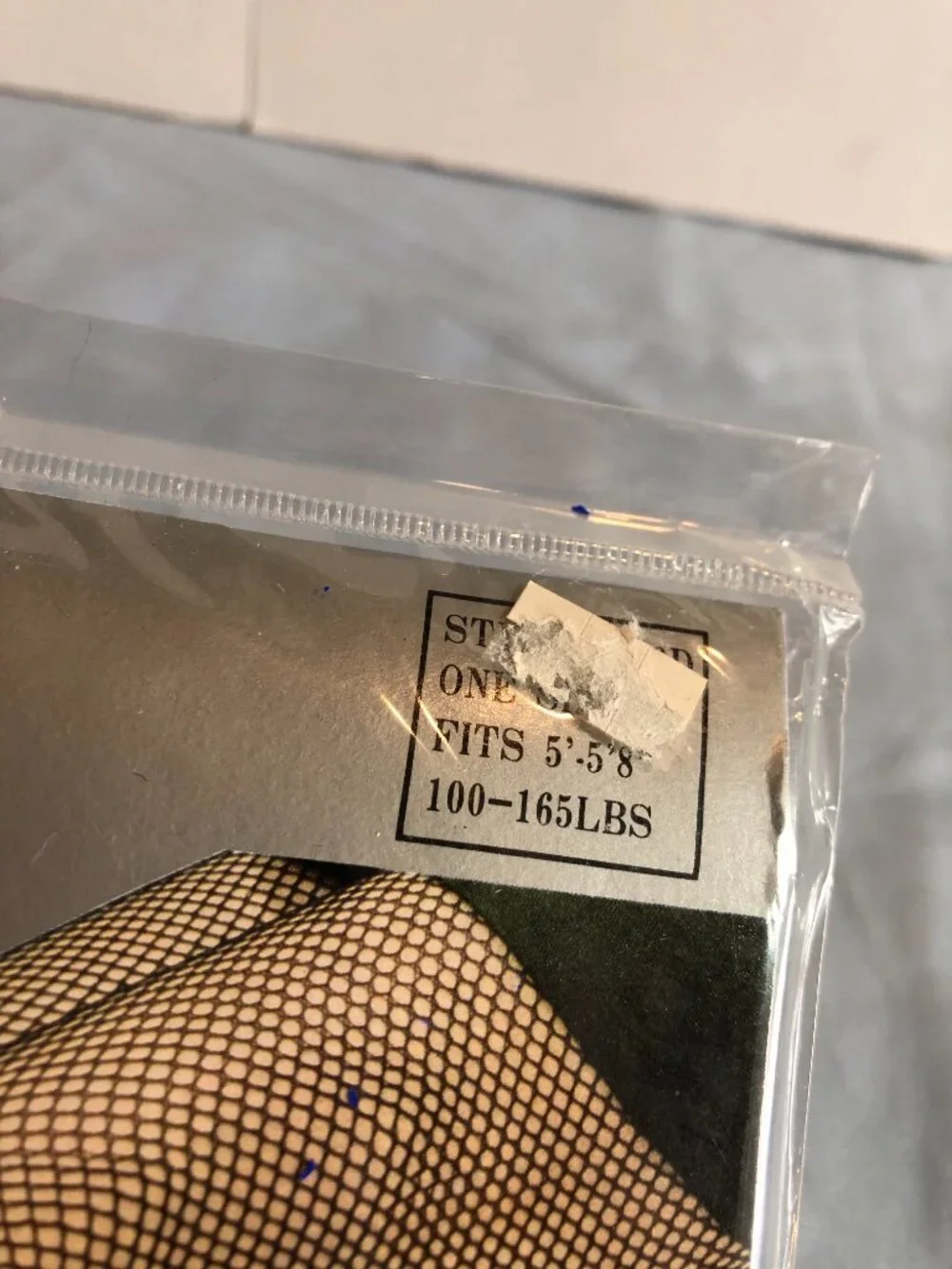 Javel WHITE Fishnet Fashion Pantyhose - ONE SIZE (See Measurements) #F5